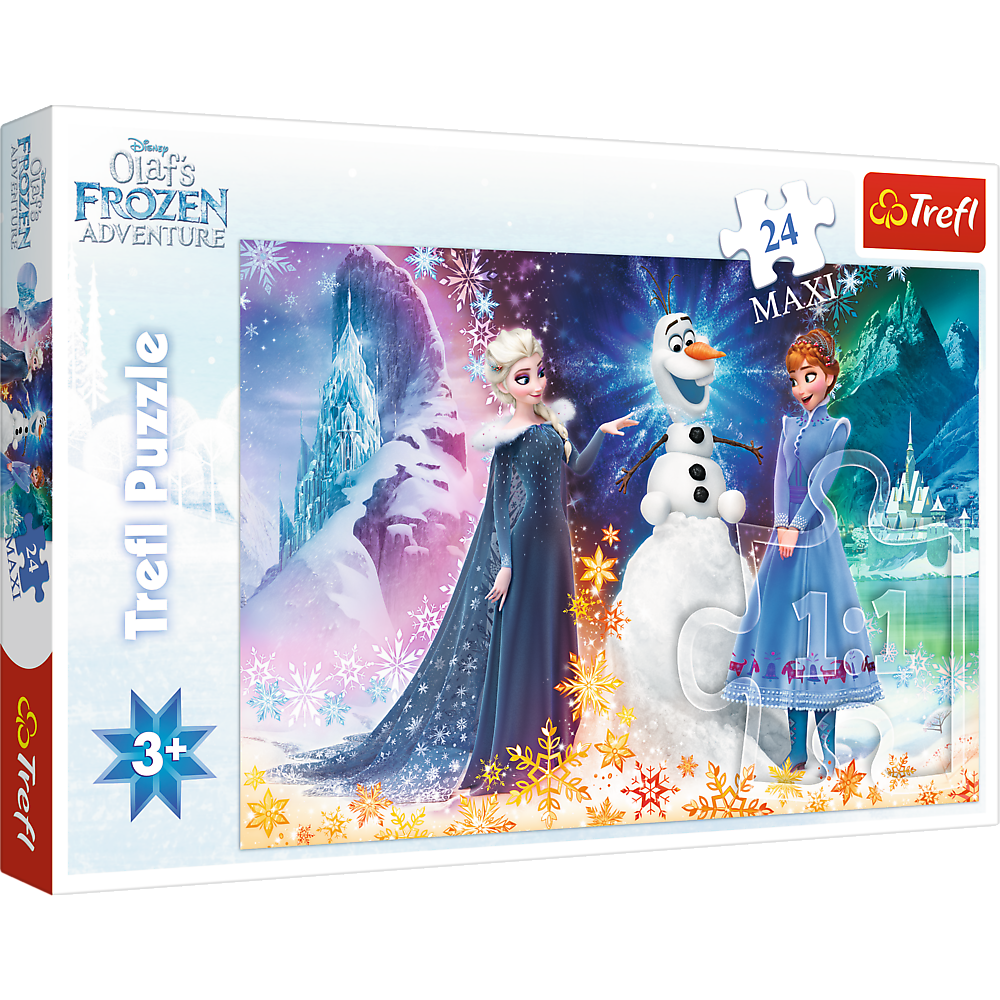 פאזל רצפה 24 חלקים דגם Olaf&apos;s Frozen Adventure 14265