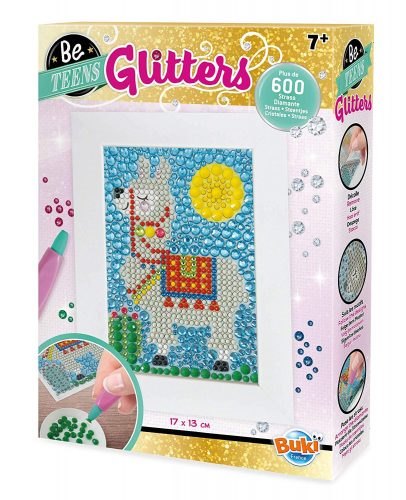 ערכת יצירה בפסיפס נוצץ בצורת לאמה דגם Be Teens Glitters – Llama