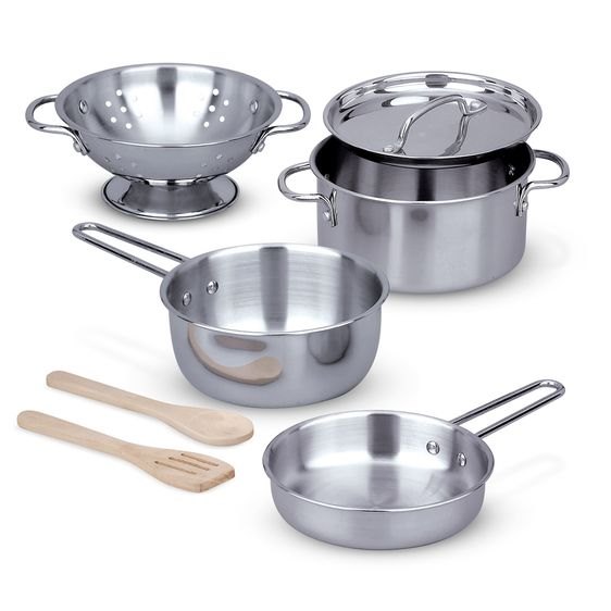 ערכת סירים ומחבתות מנירוסטה דגם Stainless Steel Pots & Pans