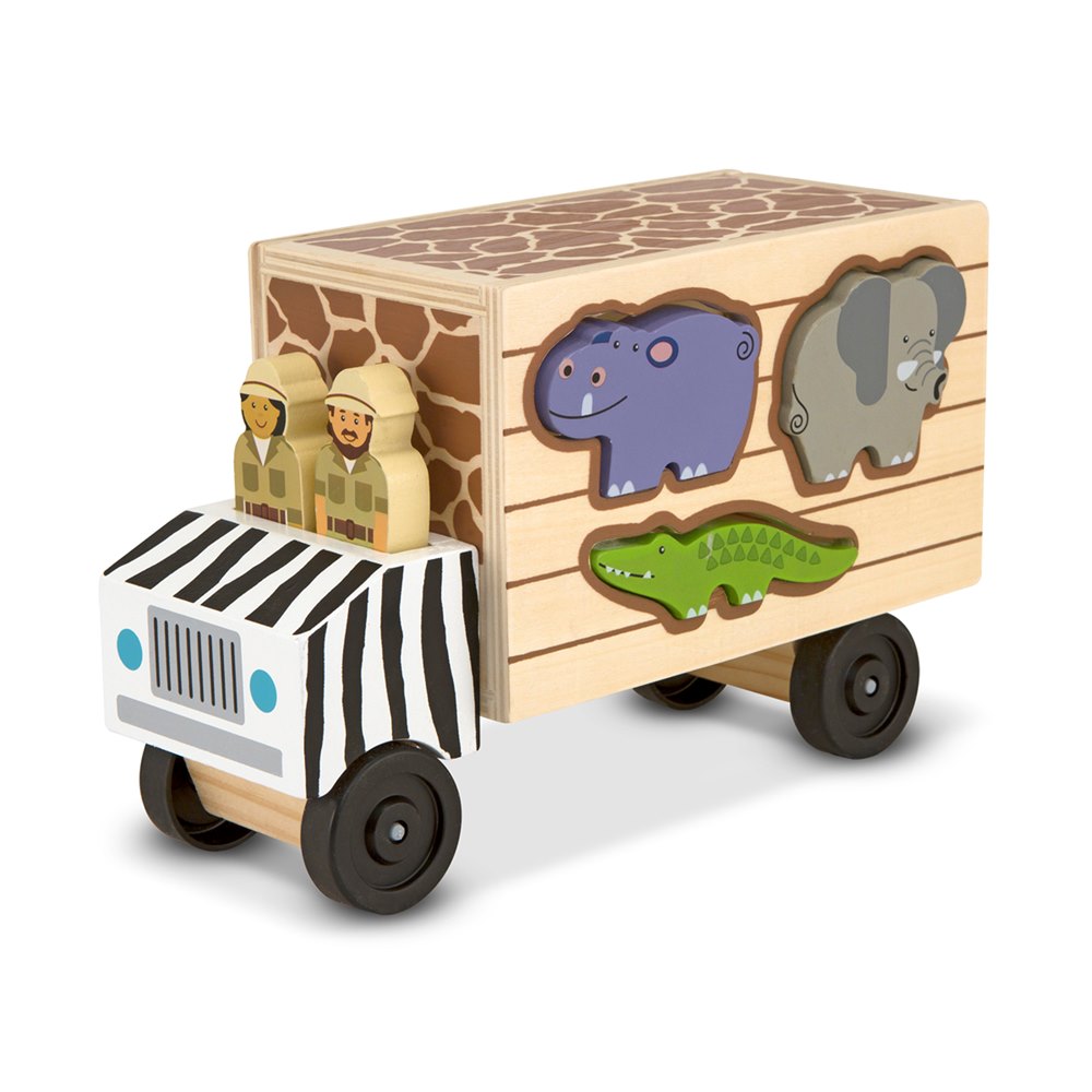 משאית ספארי  התאמת צורות דגם Rescue Shape Sorting Truck