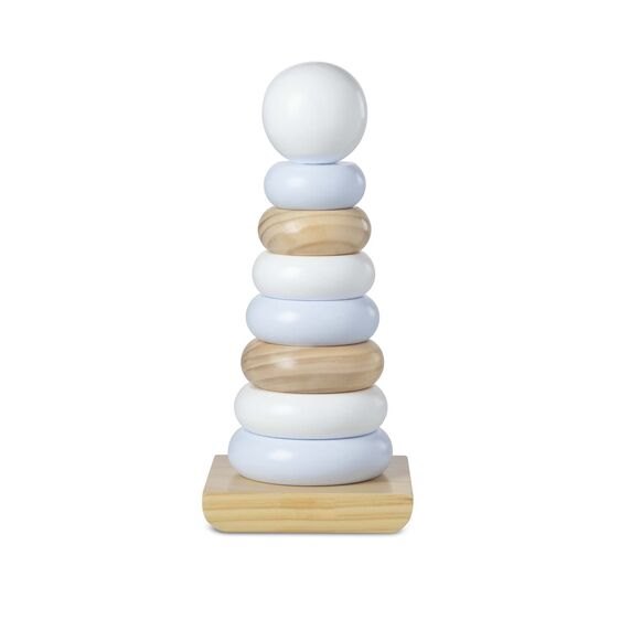 מגדל טבעות עץ דגם Jumbo Wooden Stacker