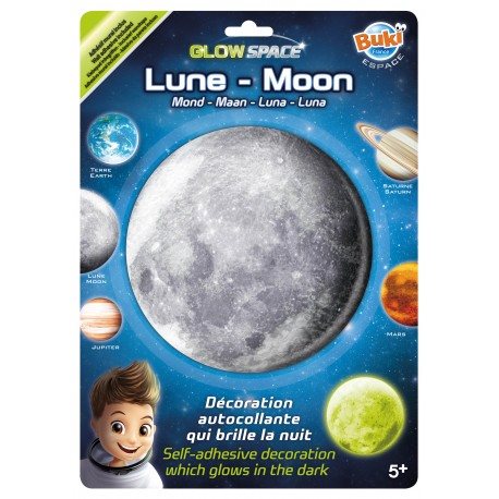 מדבקת ירח זוהרת בחושך דגם Moon