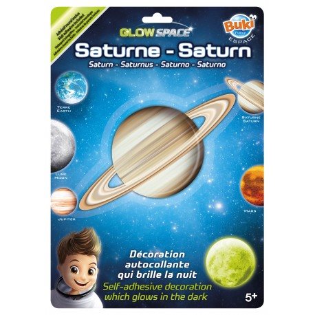 מדבקה זוהרת בחושך שבתאי דגם Saturn