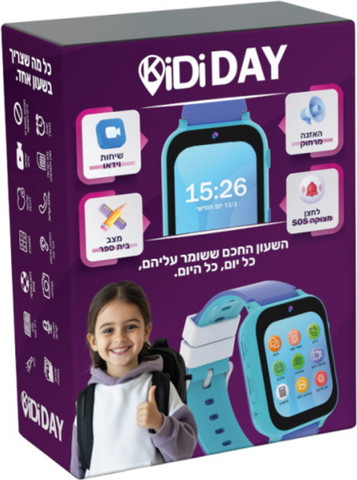 שעון חכם לילדים כולל סים מובנה דגם Kidi Day