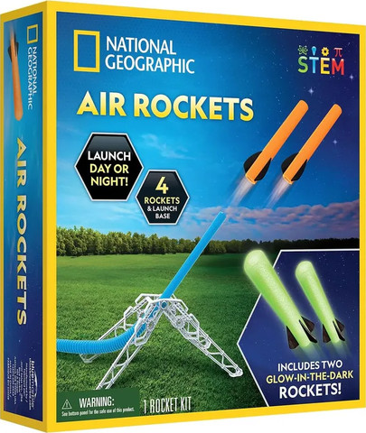 משגר רקטות זוהרות בחושך דגם Air Rockets
