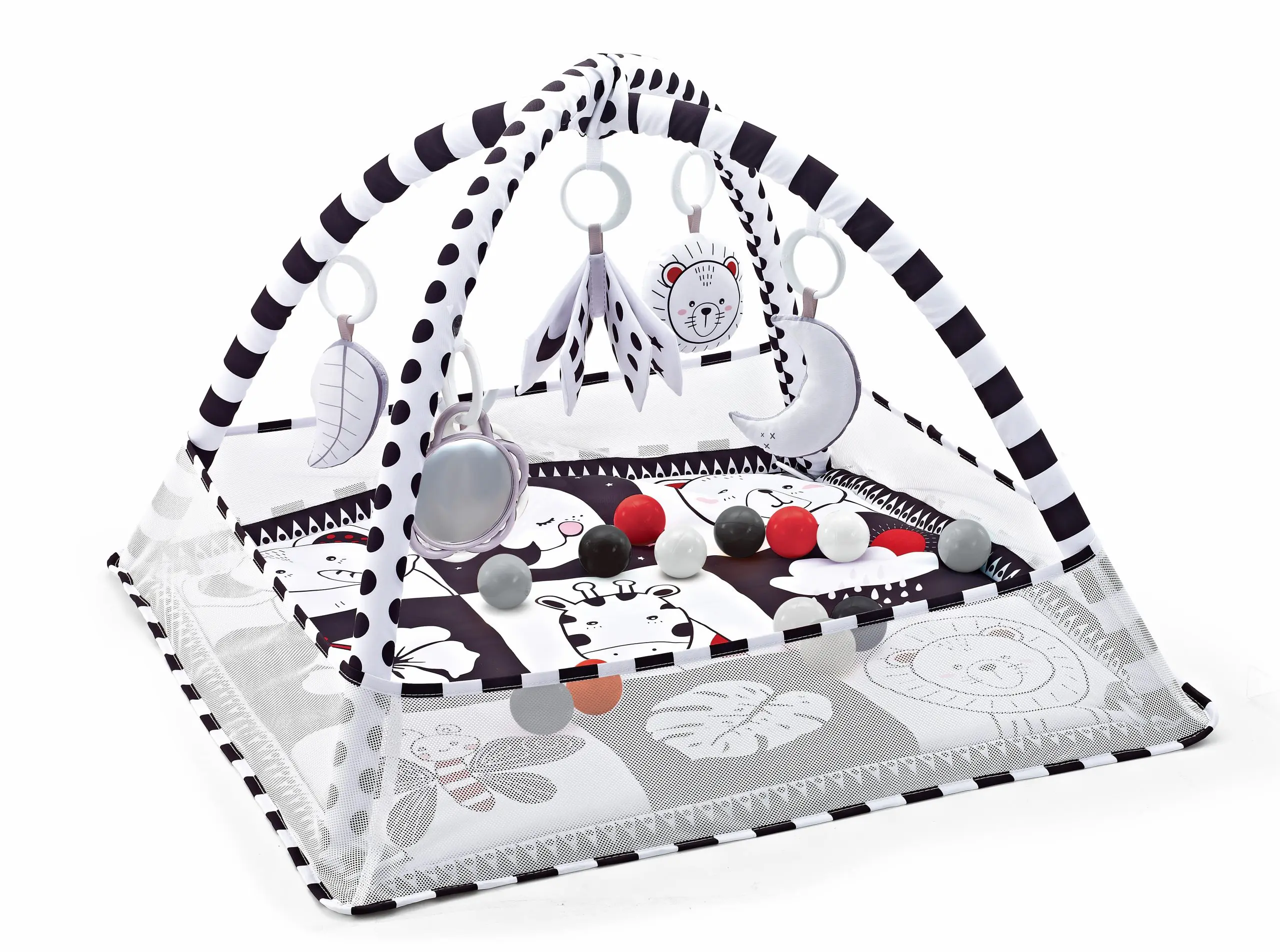 משטח פעילות כולל קשתות כדורים